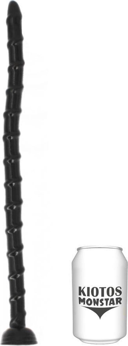 Kiotos Monstar - Snakespeare - Dildo - Anaal Slang- 46,5 x 2 cm - Zwart