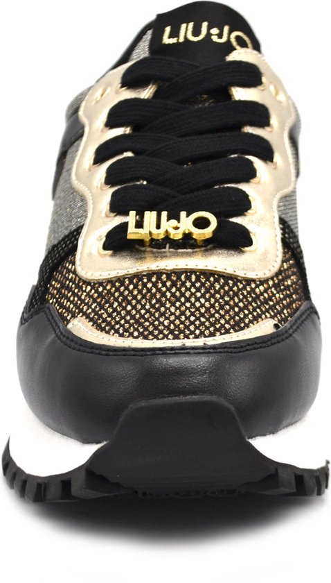 Liu Jo- sneaker- dames- zwart- goud- glitter | bol.com