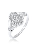 Elli Dames Ring Dames Marian Image Symbol Faith Religion Trend in 925 Sterling Silver