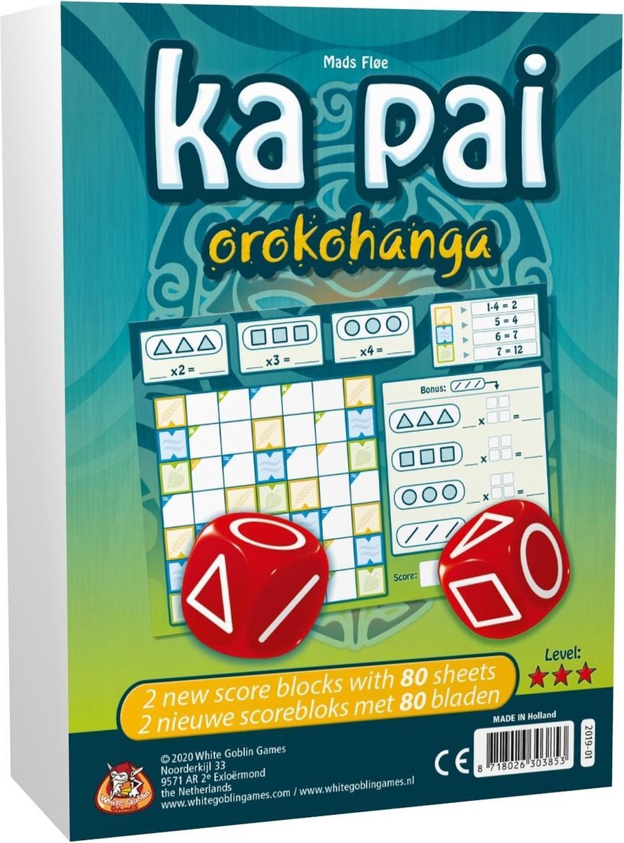 White Goblin Games Scoreblocks Ka Pai: Orokohanga (nl)