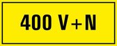 400 v+n sticker 250 x 100 mm