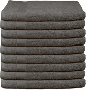 Polydaun Handdoek - Badlaken - Antraciet - 9 stuks - 70x140 cm