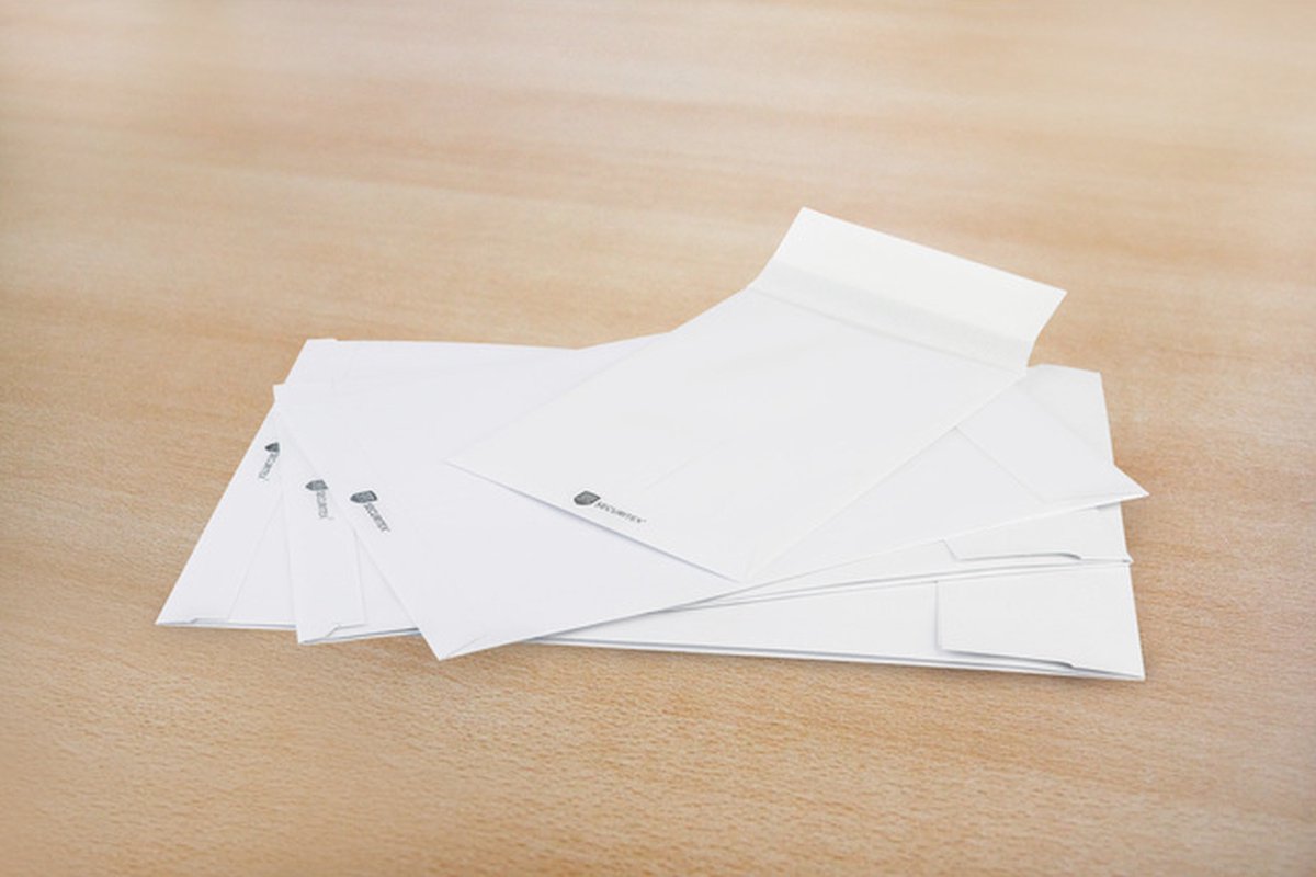 Envelop Raadhuis Securitex C5 162x229mm wit krimp met 5 stuks RD-320100-5