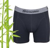 Gionettic Heren boxershort Bamboe Zwart Maat M