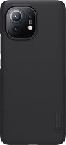 Nillkin - Xiaomi Mi 11 Hoesje - Super Frosted Shield - Back Cover - Zwart