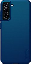 Nillkin - Samsung Galaxy S21 FE 2021 Hoesje - Super Frosted Shield - Back Cover - Blauw