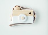 Mats en Milla | Houten Camera |Fototoestel Speelgoed | Wit | Kinderkamer | Baby Accessoire | Decoratie