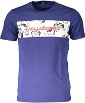 Karl Lagerfeld Beachwear T-shirt Blauw M Heren