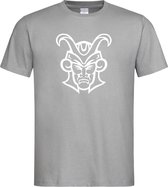 Grijs T-shirt met Witte “ Loki Logo “ print maat L