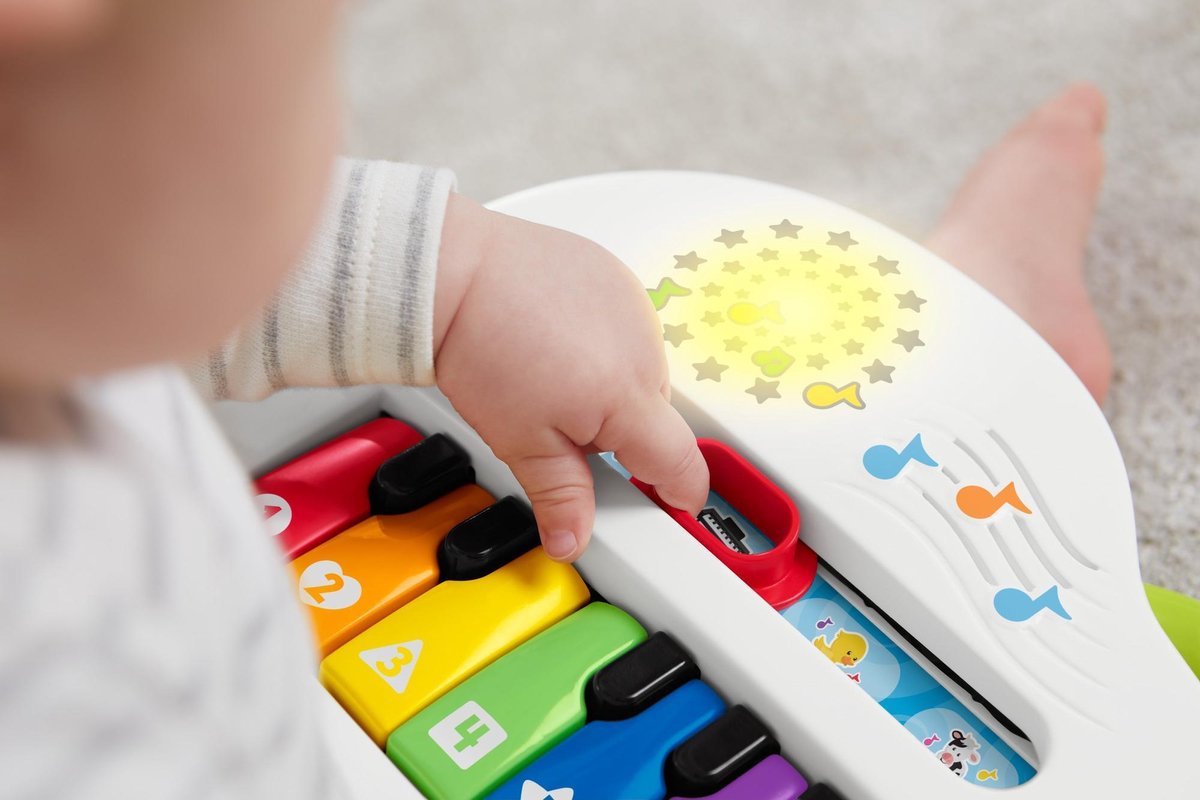 Fisher-Price Leerplezier Grappige Geluiden Light-Up Piano - Baby Speelgoed — afbeelding 7