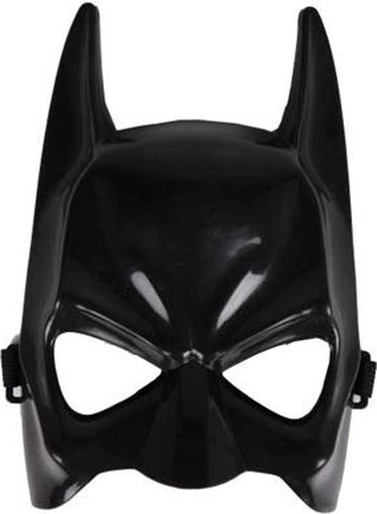 Foto: Witbaard gezichtsmasker batman pvc zwart one size