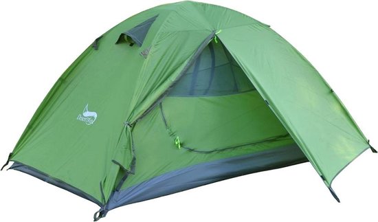 Wijzigingen van druiven merk Desert&Fox 2-persoons Tent - Lichtgewicht - Waterdicht - 210T - 2 Deurs -  Ruime... | bol.com