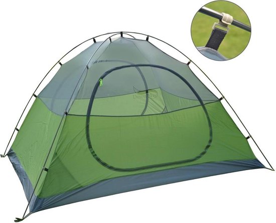 Desert&Fox 2-persoons Tent - Lichtgewicht - Waterdicht - 210T - 2 Deurs -  Ruime... | bol.com
