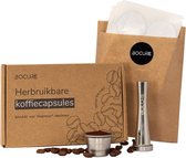BOCURE herbruikbare koffie/thee capsules voor Nespresso - set | 1 cup