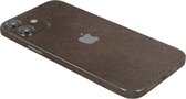 ScreenSafe Skin iPhone 12 Mini Brown Leather met logo
