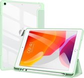 Dux Ducis - Tablet hoes geschikt voor Apple iPad 10.2 2019/2020 - Toby Series - Tri-Fold Book Case - Groen