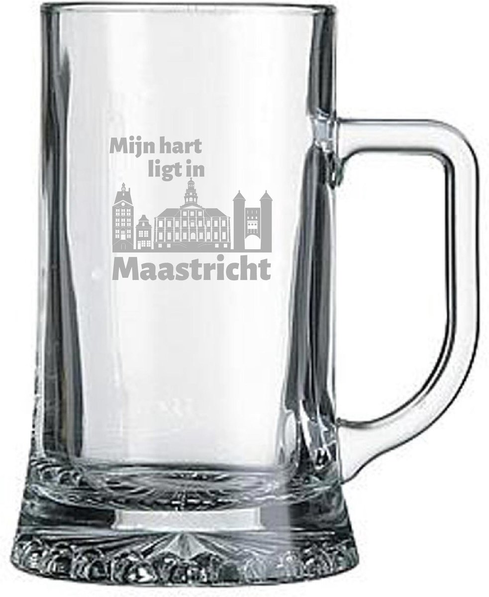 Gegraveerde bierpul 50cl Maastricht