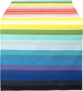 Kleurmeester.nl | Tafelloper marquises  - Katoen | 50 cm x 160 cm | Multicolor Gestreept