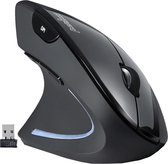 Bol.com Perixx Perimice-713L Ergonomische muis USB Optisch Zwart 5 Toetsen 2000 dpi Ergonomisch aanbieding