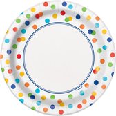 Borden Confetti Regenboog 17,5cm 8st