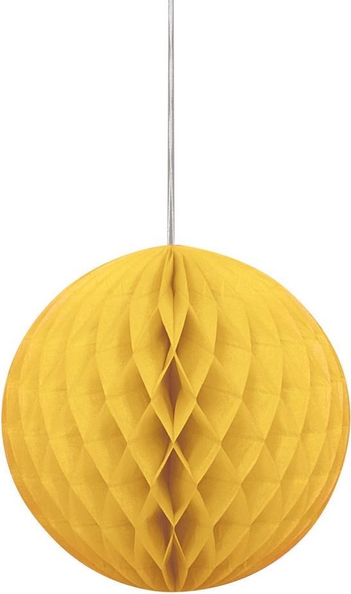 Honeycomb Bol Geel 20cm