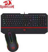 Redragon gaming set| Karura RGB gaming toetsenbord + Phoenix RGB gaming muis 10 000 DPI!