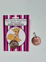 Treasures & Trinkets bedel voor hondenhalsband "Royal Highness" 552