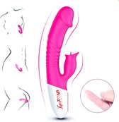 TipsToys Vibrator Dildo's  X7  - Clitoris Gspot Luxe Seksspeeltje Vrouwen Roze