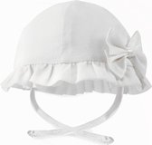 Baby zonnehoedje|kleur wit|maat 12-24 maanden|Chapeau de soleil bébé couleur blanc taille 12-24 mois