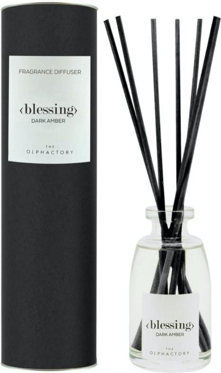 The Olphactory Luxe Geurstokjes Fragrance Diffuser - Blessing, Dark Amber - The Olphactory