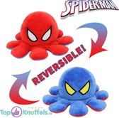 Spiderman Octopus Mood Pluche Knuffel (Reversible/Omkeerbaar) | Marvel Spider-Man Plush Mood Toy |  Premium Kwaliteit Perfect Cadeau Voor Jong en Oud |emotieknuffel - mood knuffel - Oranje Geel - TikTok