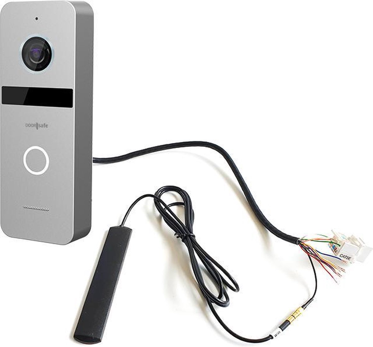 Doorsafe 6660 PRO - Professionele internet camera video deurbel - FHD 2MP - via 2,4 of 5Ghz WiFi of netwerkkabel - 32Gb - instelbaar bewakingsgebied & lichaamsdetectie