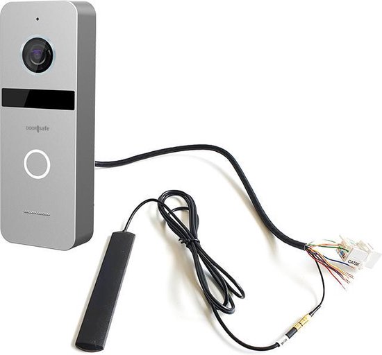 Doorsafe 6660 PRO - Professionele internet camera video deurbel - FHD 2MP - via 2,4 of 5Ghz WiFi of netwerkkabel - 32Gb & NAS - instelbaar bewakingsgebied & lichaamsdetectie