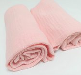 RiFresh - XL hydrofiel - roze - nude - 100x100 - handgemaakt | let op: 1 stuks