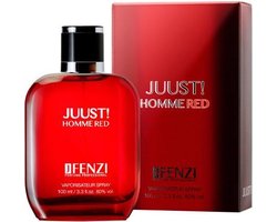 Amber, Fougere merkgeur voor heren - JFenzi - Eau de Parfum - JUUST! HOMME RED - 100ml - 80% ✮✮✮✮✮  - Cadeau Tip !