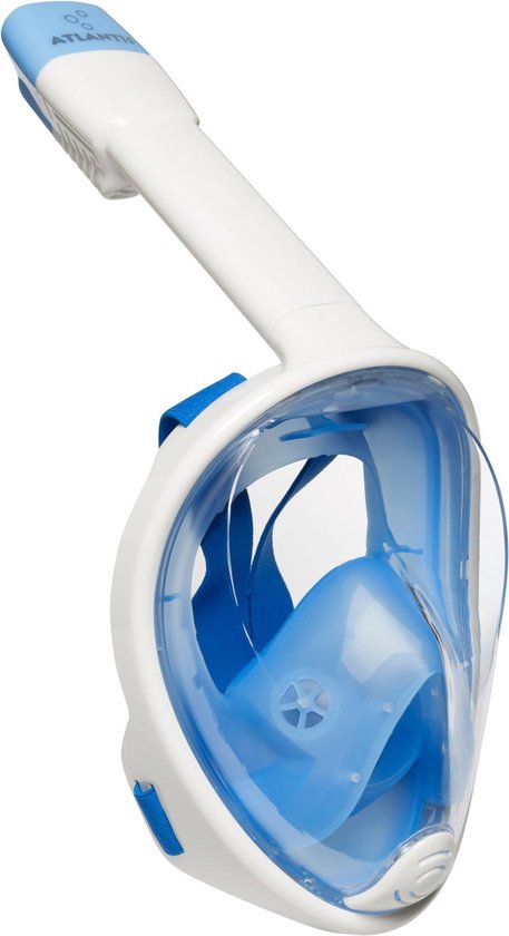 Masque intégral Atlantis - Masque de plongée - L / XL - Blanc / Bleu