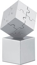 Frank Trending - Decoratieve accessoires - Press papier met 3D puzzel - Paperweight met metalen puzzelstukjes - Papiergewicht