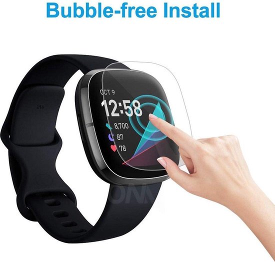 Screenprotector Geschikt Voor Fitbit Sense/Versa 3 - Screen Protector  Ultradun - | bol.com