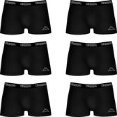 Kappa – boxershort heren – 6 stuks – zwart – boxers heren – maat XXL – boxershorts heren