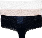Viuma Slip - Braziliaans Kanten Slip – Bloemen Design – Sexy Brief Ondergoed – Comfortabel V262226