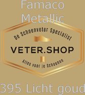 Famacolor  15 ml - Metalliek licht goud - leerverf tegen strepen en versleten leder plekken