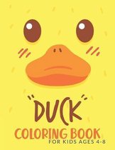 Duck Coloring Book for Kids Ages 4-8