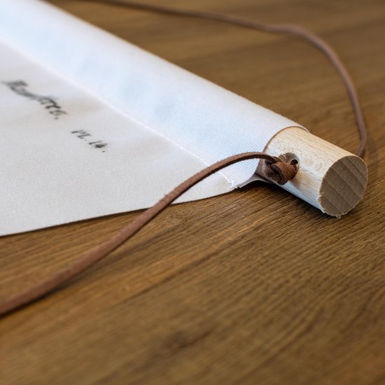 Dessin Peacock Charles D 'Orbigny 65x45cm - affiche textile avec cordon en cuir