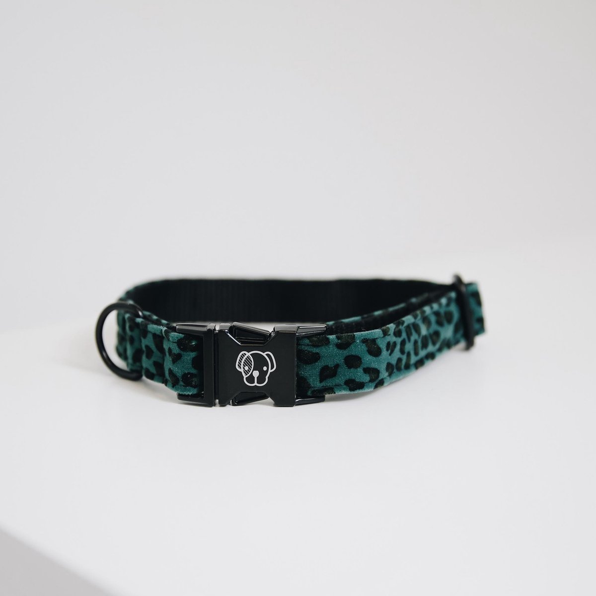 Kentucky Dogwear Hondenhalsband Luipaardprint - Donkergroen XS - 25-38cm