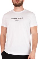 Björn Borg Miquel T-shirt - Mannen - wit - zwart