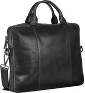 Leonhard Heyden Mannen Laptoptas / Werktas / Aktetas - Roma - Zwart - 13 inch