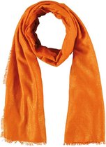 Sarlini lange Dames sjaal met subtiele gouden glanslook | Orange