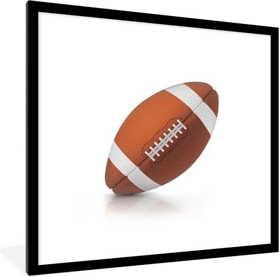 Photo encadrée - Une illustration d'un cadre photo ballon de rugby noir  avec... | bol.com