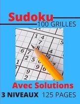 Sudoku 100 Grilles avec solutions 3 Niveaux 125 pages