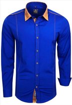Heren overhemd - Rusty Neal - Sax - Blauw- R-76